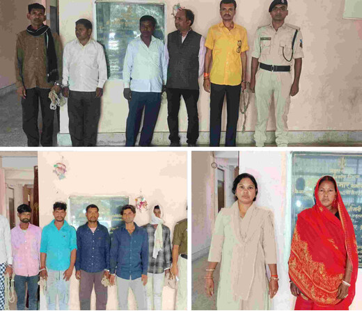 मद्य निषेध की छापेमारी में 23.600 लीटर चुलाई शराब बरामद, 13 गिरफ्तार